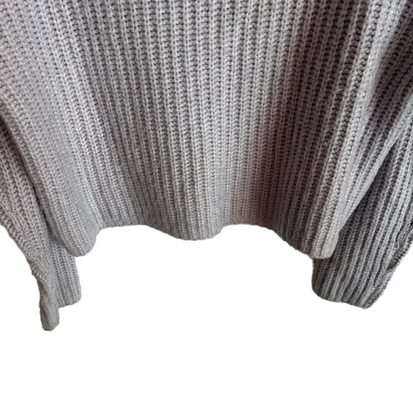 LA VIE x REBECCA TAYLOR Ribbed Turtleneck Chunk Knit Pullover Sweater - Picture 7 of 10